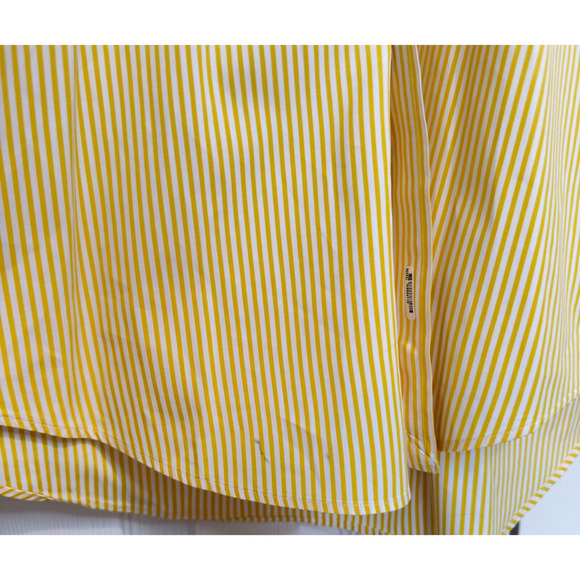 Ralph Lauren Men's Custom Fit Striped Poplin Shirt Yellow Size 16/34-35 $168 - Picture 8 of 8